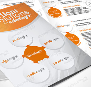 Diseño de Brochure para empresa dedicada al rubro del software. (Argentina)