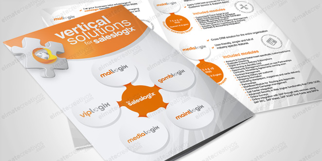 Diseño de Brochure para empresa dedicada al rubro del software. (Argentina)