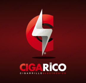 Diseño de Logotipo para cigarrillo electrónico. (Rep. Dominicana)