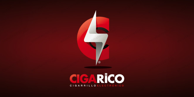Diseño de Logotipo para cigarrillo electrónico. (Rep. Dominicana)