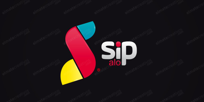 Diseño de logotipo para empresa dedicada a proveer servicios de telefonía atreves de internet usando la tecnología de VoIP. (Colombia)
