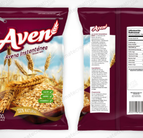 Diseño de Packaging para producto cereal de avena. (Rep. Dominicana)
