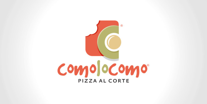 Diseño de logotipo para empresa con un nuevo concepto de pizzería al corte (venta y degustación en porciones) también para llevar, (el formato de la pizza será en bandejas de 40cm x 60cm). La intención de la propuesta es fusionar aromas y sabores porque además se ofrece yogurt helado y café, podemos hablar de una fusión de pizzeria yogurtería-cafetería con degustación. (España)