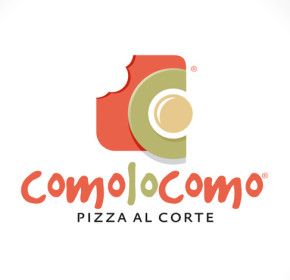 Diseño de logotipo para empresa con un nuevo concepto de pizzería al corte (venta y degustación en porciones) también para llevar, (el formato de la pizza será en bandejas de 40cm x 60cm). La intención de la propuesta es fusionar aromas y sabores porque además se ofrece yogurt helado y café, podemos hablar de una fusión de pizzeria yogurtería-cafetería con degustación. (España)