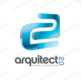 Diseño de logotipo para empresa dedicada al diseño y construcción arquitectónica, (casas, centros comerciales, oficinas, inmuebles en general) (México)