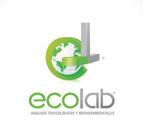 Diseño de logo para laboratorio que se especializa en las áreas de monitoreo, análisis toxicológicos y medioambientes. Su nombre es el resultado de Eco por lo relacionado con medio ambiente y Lab porque es un laboratorio. (Uruguay)