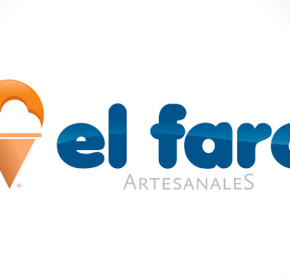 Diseño de logo para heladeria artesanal. (Uruguay)