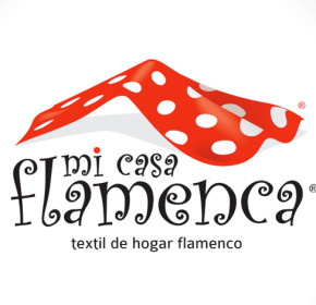 Diseño de logotipo para empresa dedicada al diseño, creación y venta de textil de hogar flamenco a turistas en Sevilla y venta por internet en Europa. (España)