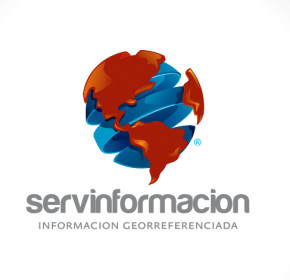Diseño de logotipo para empresa dedicada a brindar servicios de producción y suministro de información georreferenciada. (Colombia)