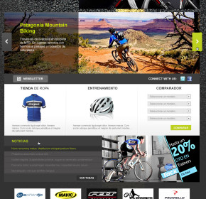 Diseño de web site autogestionable para empresa dedicada a ofrecer servicios a ciclistas y clubs ciclistas como campus de entrenamiento, turismo en bicicleta, organización de eventos deportivos y personalización de equipaciones. (Inglaterra)