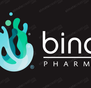 Diseño de logotipo para planta industrial de producción de suero farmacéutico de uso en hospitales, clínicas y sanatorios. (Argentina)
