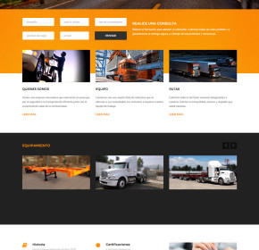 Diseño de sitio web autogestionable en plataforma wordpress para empresa dedicada al transporte de carga general y mercancías peligrosas, nos especializaremos en el transporte de carga contenerizada. (México)