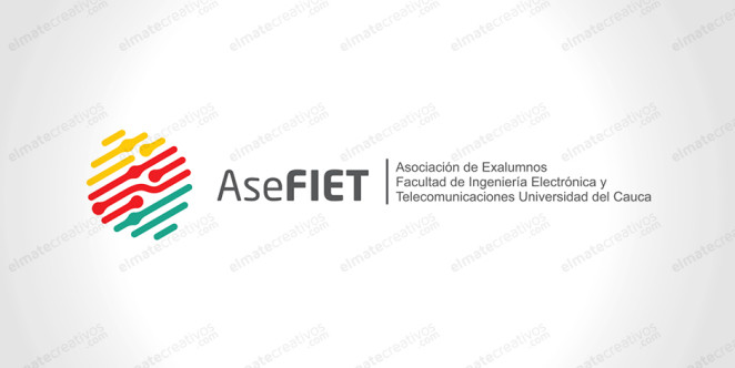 Diseño de logo para Asociación sin ánimo de lucro compuesta por los Exalumnos de la Facultad de Ingeniería en Electrónica y Telecomunicaciones de la Universidad del Cauca. (Colombia)