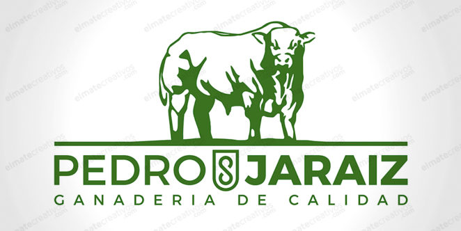 Diseño de logotipo para empresa dedicada a la cria, engorde y venta de ganado vacuno de la raza limousin, de alta calidad. (España)