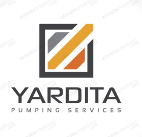 Diseño de logo para empresa de bombeo de concreto en yardas