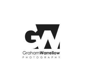 Diseño de logo monograma GW para fotógrafo de bodas Graham Warrellow (Inglaterra) especializado en fotografía blanco y negro.